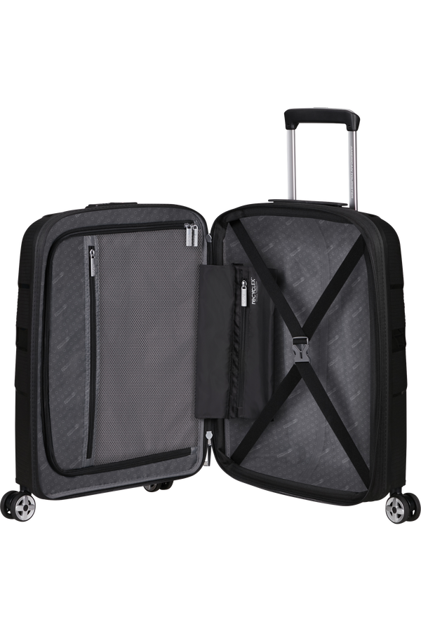 American Tourister Starvibe Spinner Expandable TSA 55cm Schwarz