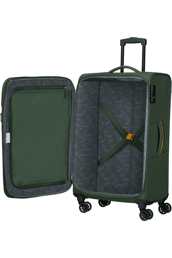 American Tourister Powertrip Spinner M TSA EXP M  Khaki American Tourister Powertrip Spinner M TSA EXP M  Khaki
