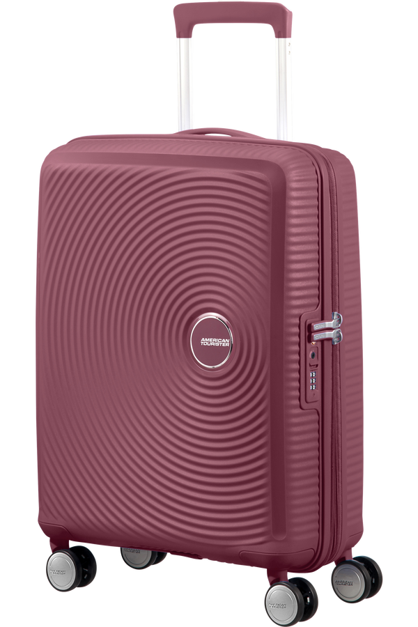 American Tourister Soundbox Spinner TSA Expandable 55cm  Dark Burgundy