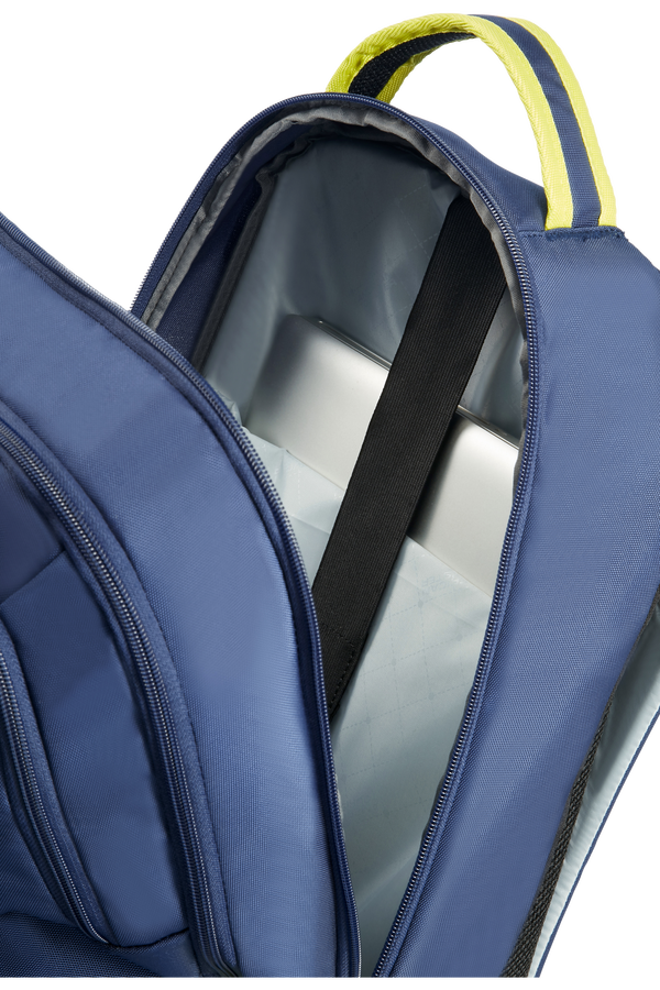 American Tourister Urban Groove Laptop Backpack  True Navy/Lime American Tourister Urban Groove Laptop Backpack  True Navy/Lime