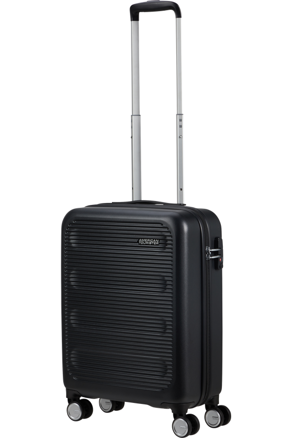 American Tourister Astrobeam Spinner TSA 55cm  Storm Black