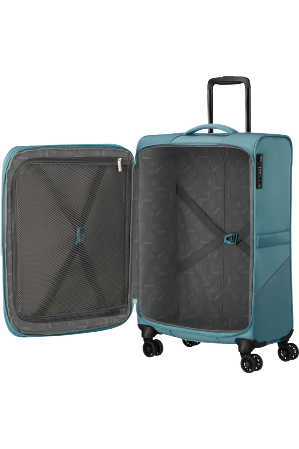 American Tourister SummerRide Spinner M EXP TSA 69cm Breeze Blue