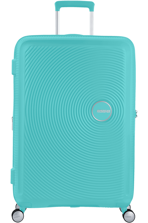 American Tourister Soundbox Spinner TSA Expandable 77cm  Poolside Blue