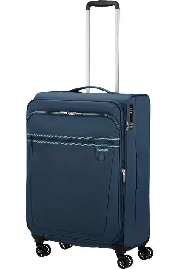 American Tourister Aerospin Spinner Expandable M  Indigo American Tourister Aerospin Spinner Expandable M  Indigo