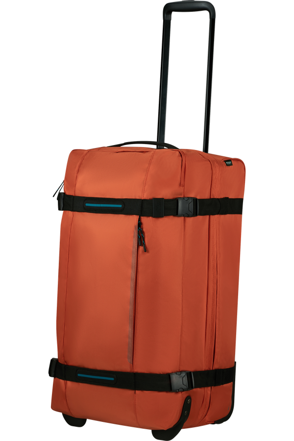 American Tourister Urban Track Duffle with Wheels M  Radiant Orange American Tourister Urban Track Duffle with Wheels M  Radiant Orange