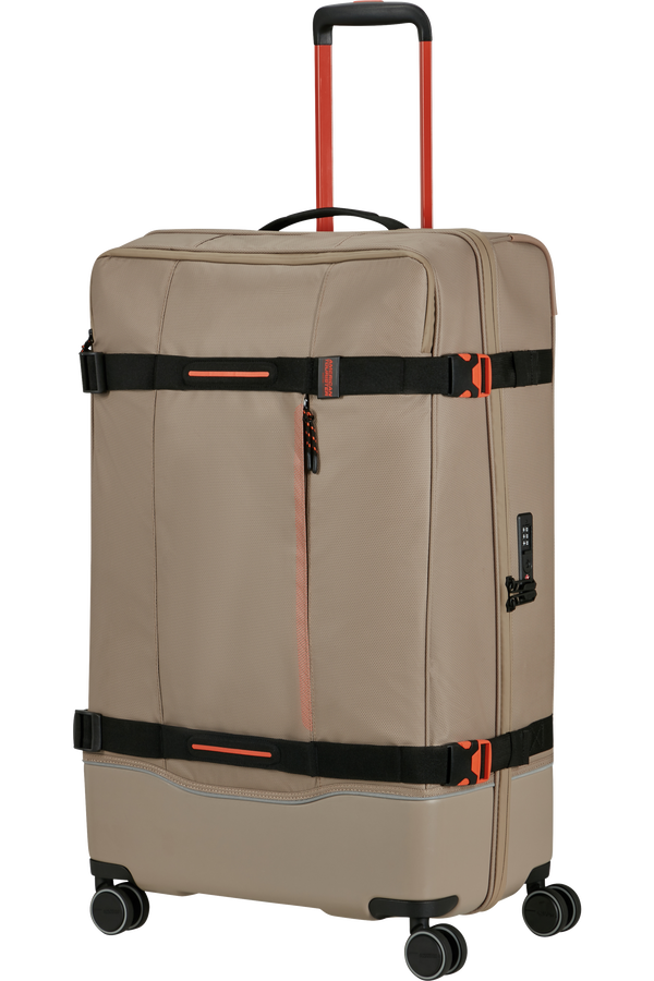 American Tourister Urban Track Spinner L TSA Coated 79cm  Beige/Orange American Tourister Urban Track Spinner L TSA Coated 79cm  Beige/Orange