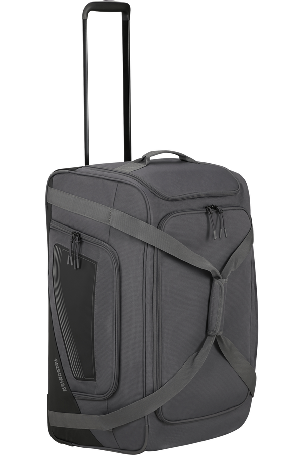 American Tourister City Racer Duffle with Wheels M  Schwarz