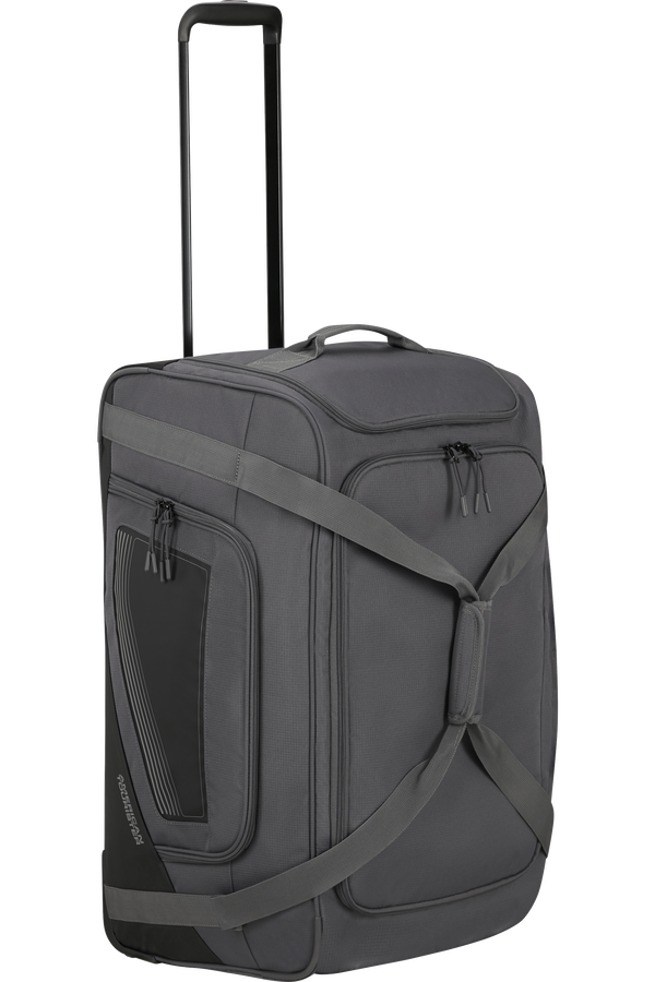 American Tourister City Racer Duffle with Wheels M  Schwarz