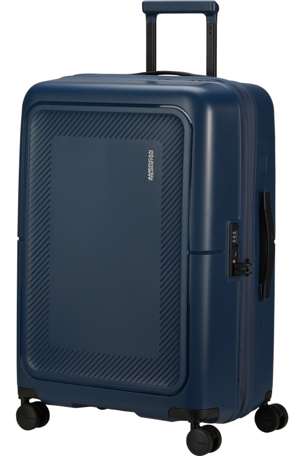 American Tourister DashPop Spinner Expandable TSA 67cm Midnight Blue American Tourister DashPop Spinner Expandable TSA 67cm Midnight Blue
