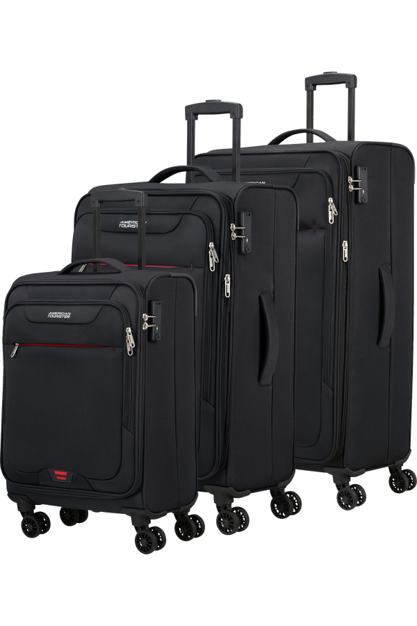 American Tourister Street Roll 3 Pc Set B  Schwarz