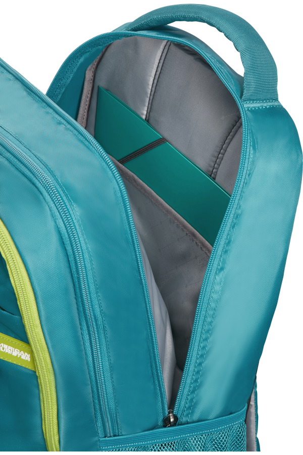 American Tourister Urban Groove Sportive Backpack  Light Blue/Lime American Tourister Urban Groove Sportive Backpack  Light Blue/Lime