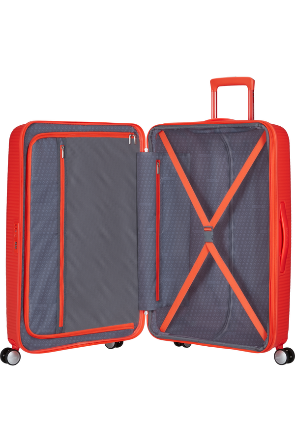 American Tourister SoundBox Spinner TSA Expandable 77cm  Neon Orange