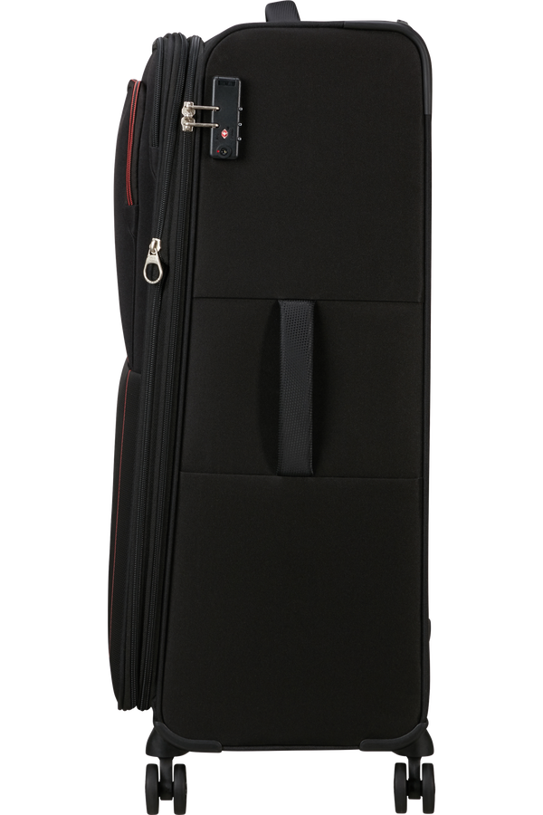 American Tourister Air Wave Spinner EXP TSA L  Black/Red