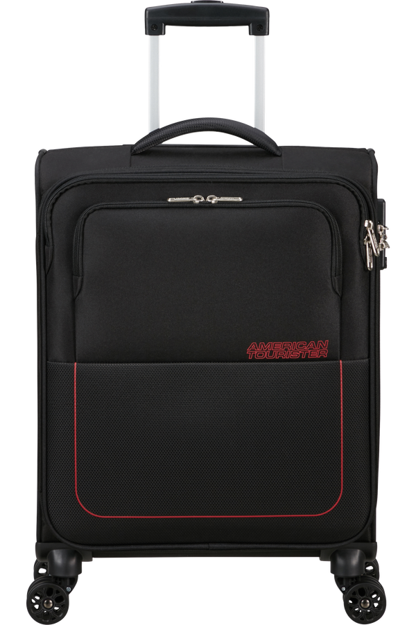 American Tourister Air Wave Spinner TSA S Black/Red
