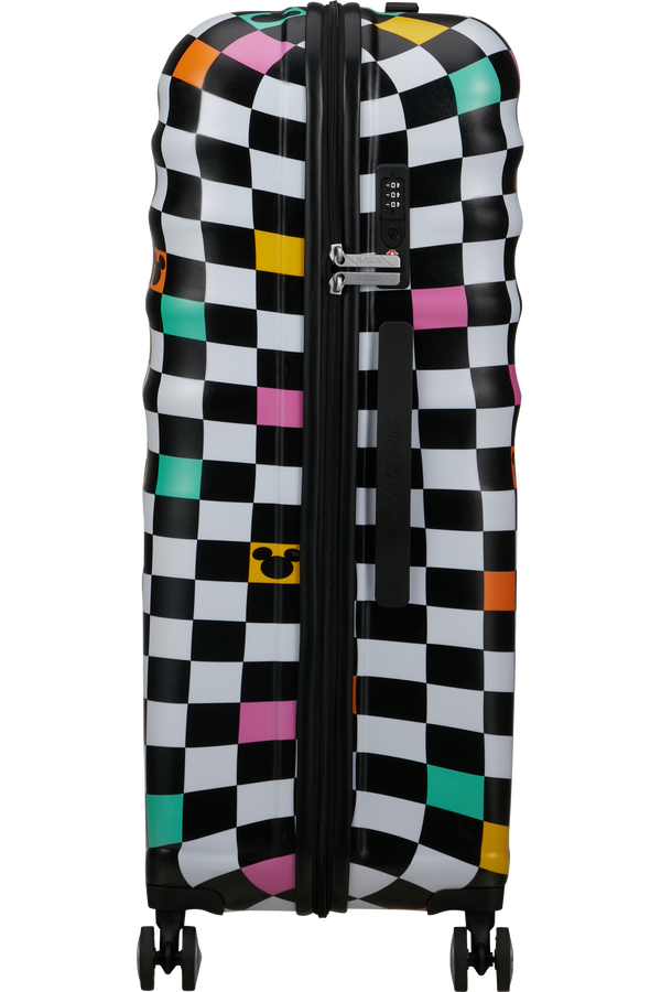 American Tourister Disney Wavebreaker Spinner TSA Disney Fl 77cm  Mickey Check