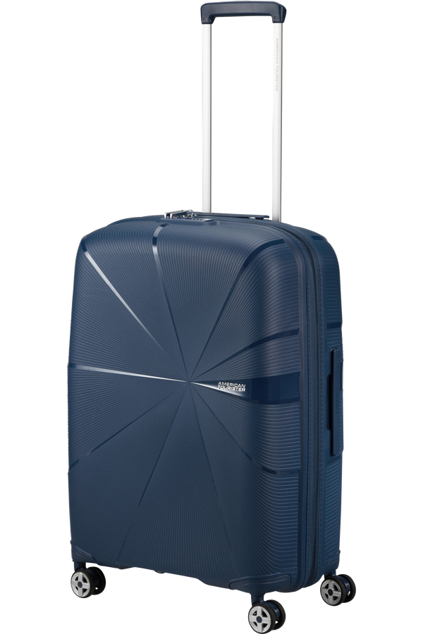 American Tourister Starvibe Spinner Expandable TSA 67cm Navy