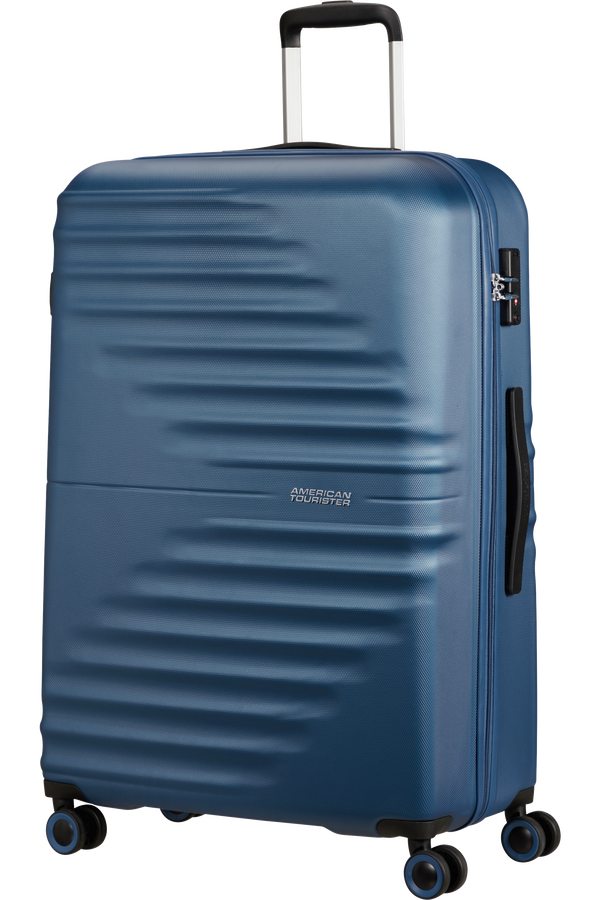 American Tourister Wavetwister Spinner TSA 77cm  Dark Navy