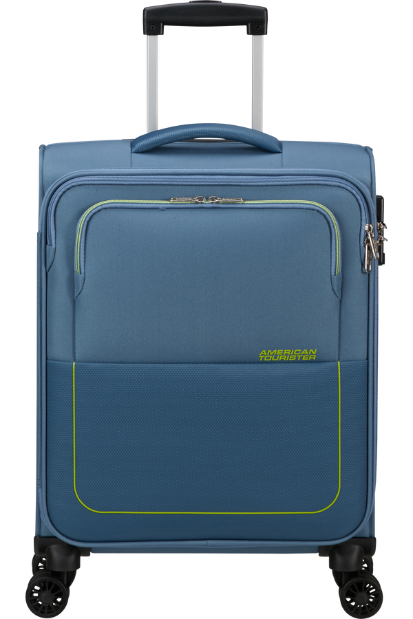 American Tourister Air Wave Spinner TSA S  Coronet Blue/Lime