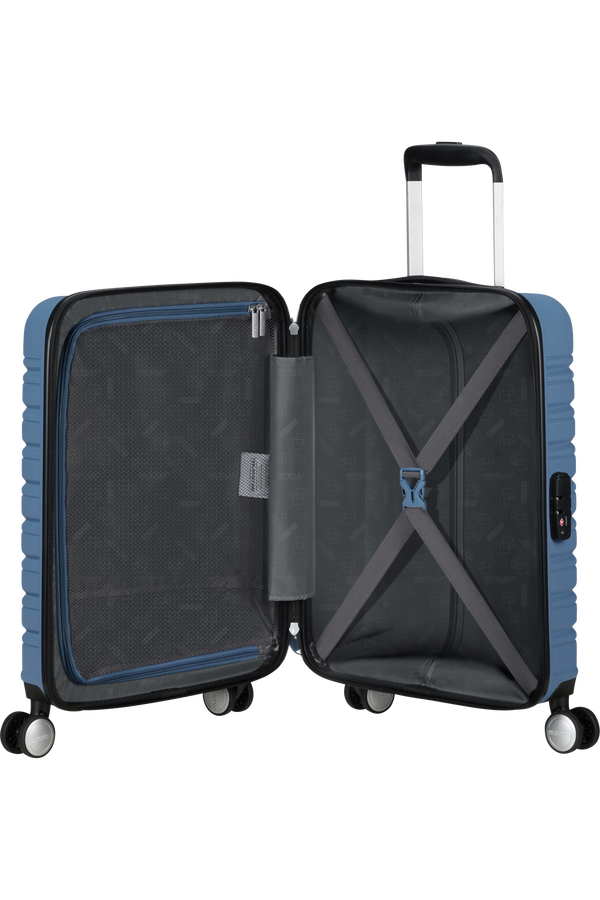 American Tourister Flashline Spinner 55/20 TSA  Coronet Blue