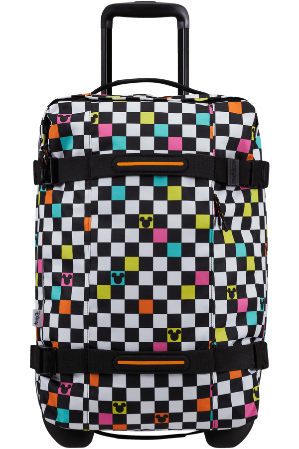 American Tourister Urban Track Disney Duffle with Wheels Disney S  Mickey Check