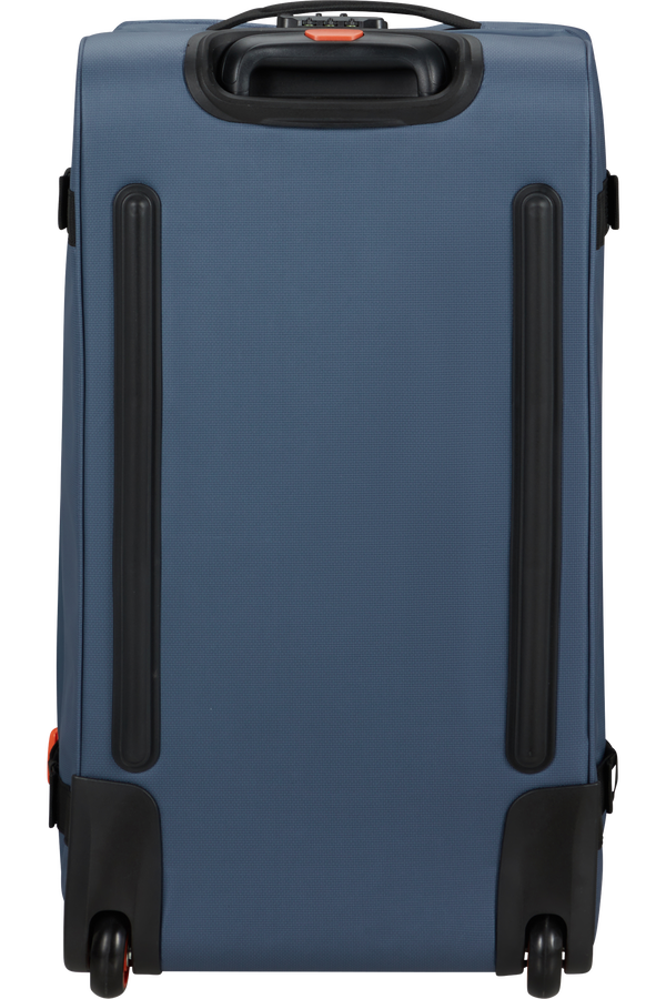 American Tourister Urban Track Duffle with Wheels Coated M  Navy/Orange American Tourister Urban Track Duffle with Wheels Coated M  Navy/Orange