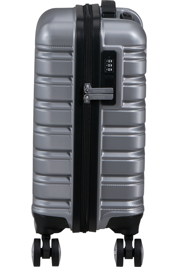 American Tourister Flashline Spinner Underseater Removable Wheels 45cm  Sky Silver