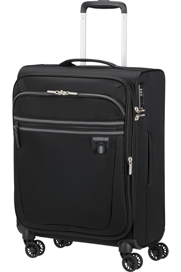 American Tourister Aerospin Spinner Expandable S  Schwarz