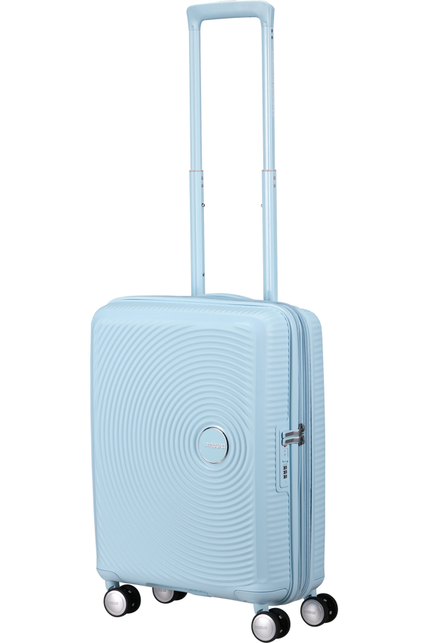 American Tourister SoundBox Spinner TSA Expandable 55cm  Pastel Blue