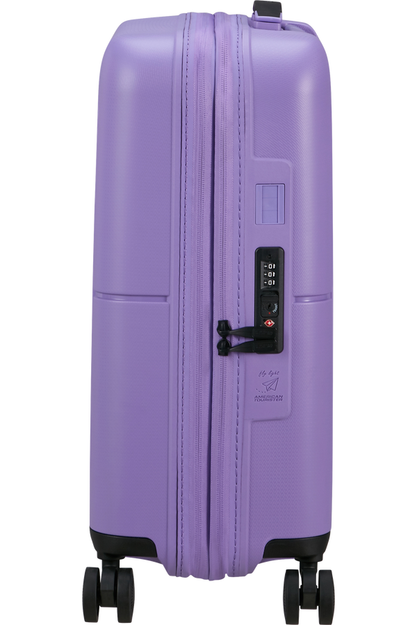 American tourister purple suitcase top