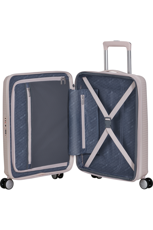 American Tourister SoundBox Spinner TSA Expandable 55cm  Beach Shimmer American Tourister SoundBox Spinner TSA Expandable 55cm  Beach Shimmer