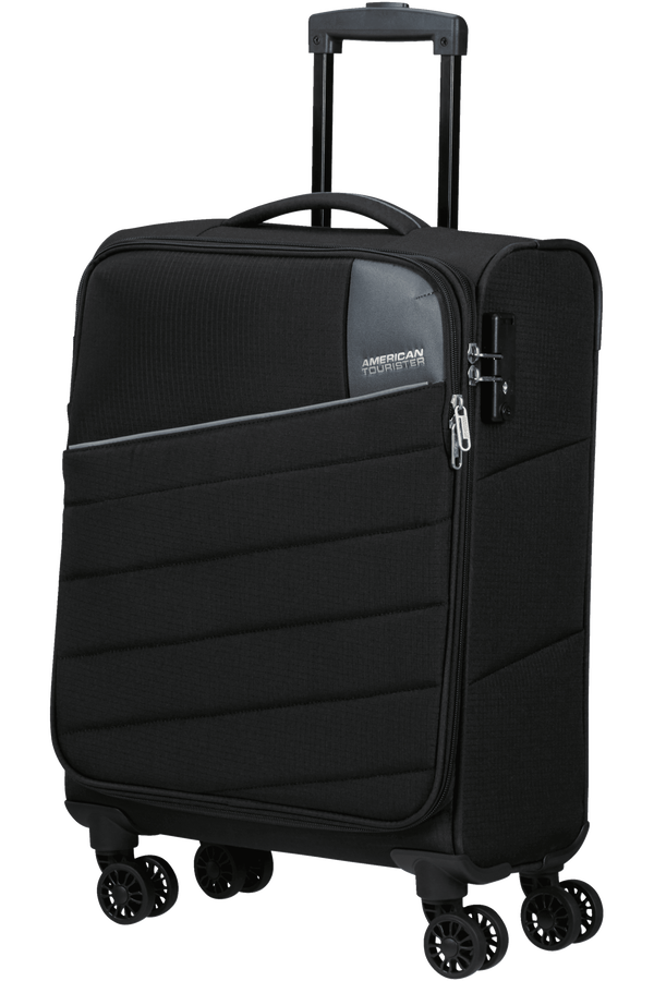 American Tourister Powertrip Spinner 55/20 TSA 55cm  Schwarz