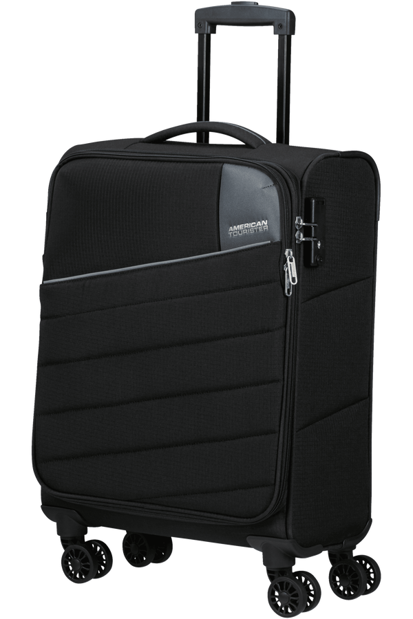 American Tourister Powertrip Spinner 55/20 TSA 55cm Schwarz