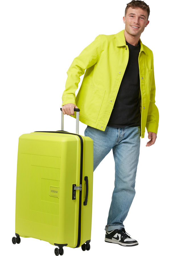 American Tourister Aerostep Spinner 77/28 Exp Tsa 77cm  Light Lime