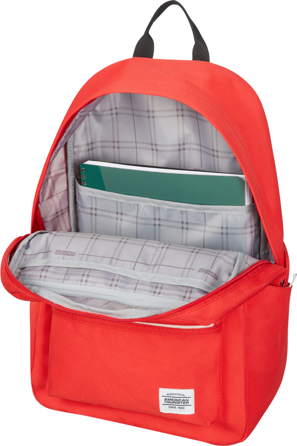 American tourister red backpack discount