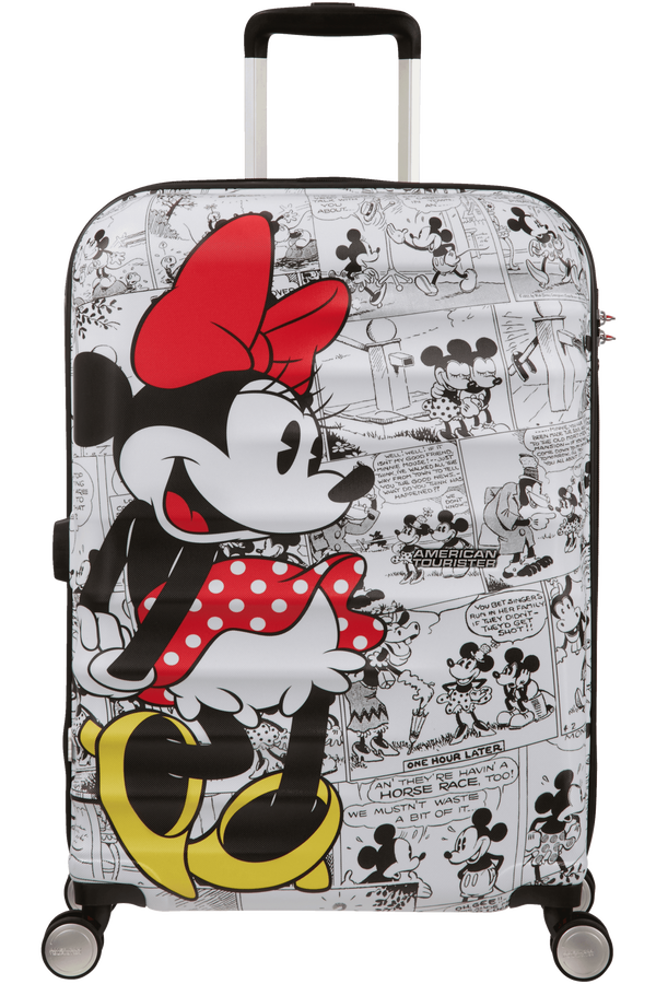 American Tourister Wavebreaker Disney Spinner Disney 67cm Minnie Comics White