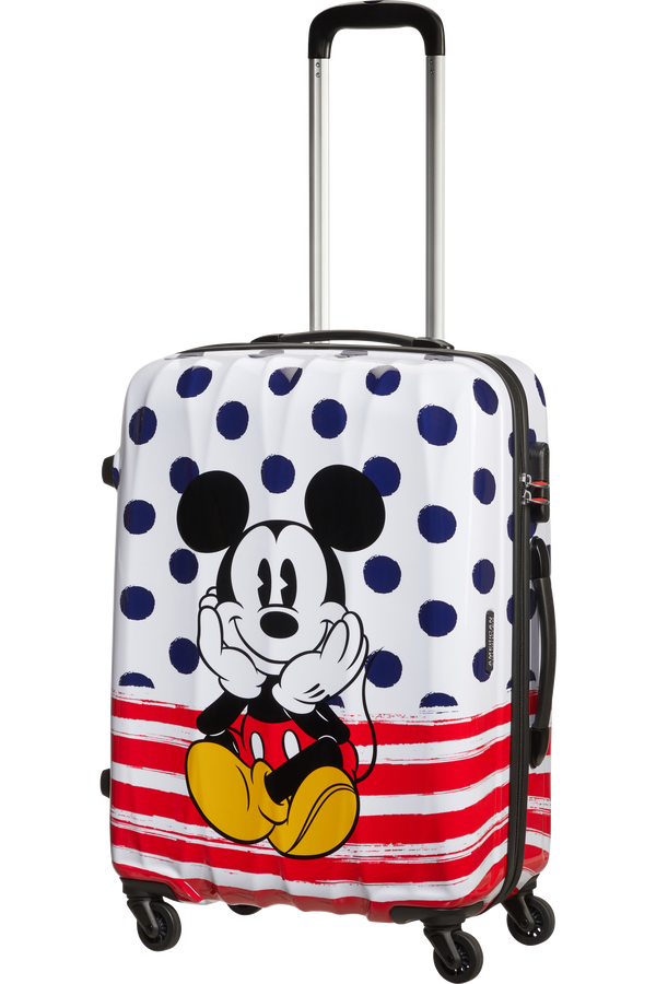 American Tourister Disney Legends Spinner 65cm  Mickey Blue Dots American Tourister Disney Legends Spinner 65cm  Mickey Blue Dots