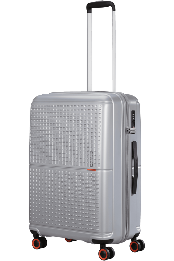 American Tourister Geopop Spinner 67/24 Tsa. 67cm  Argent Métallique American Tourister Geopop Spinner 67/24 Tsa. 67cm  Argent Métallique