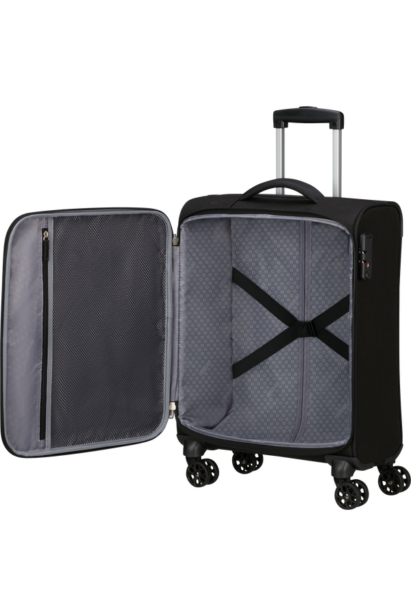 American Tourister Air Wave Spinner TSA S  Black/Red