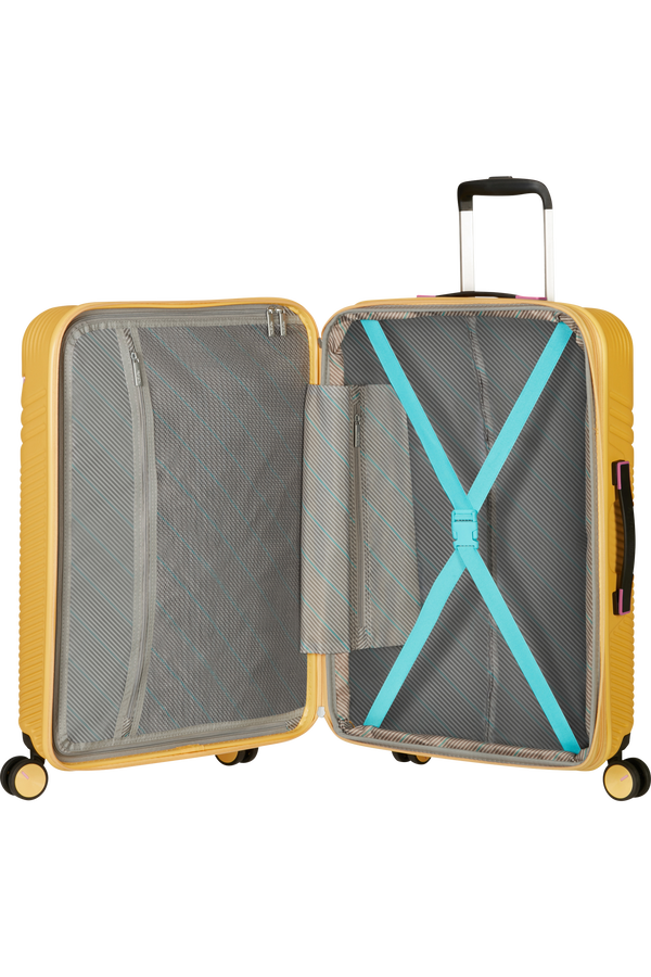American Tourister Triple Trace Spinner TSA Expandable 67cm  Lemondrop/Pink