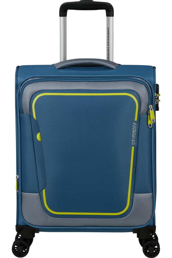American Tourister Pulsonic Spinner Expandable 55 cm Coronet Blue