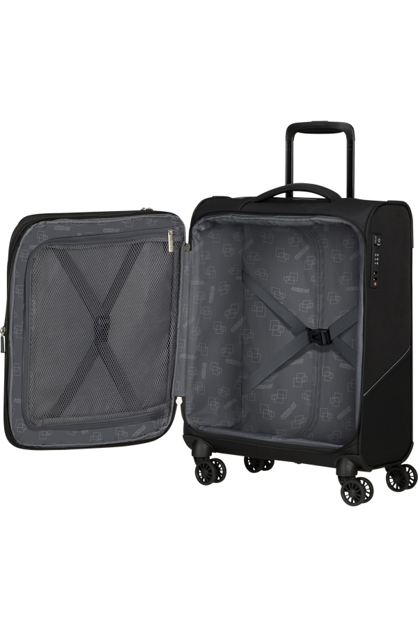 American Tourister SummerRide Spinner S EXP TSA 55cm Schwarz