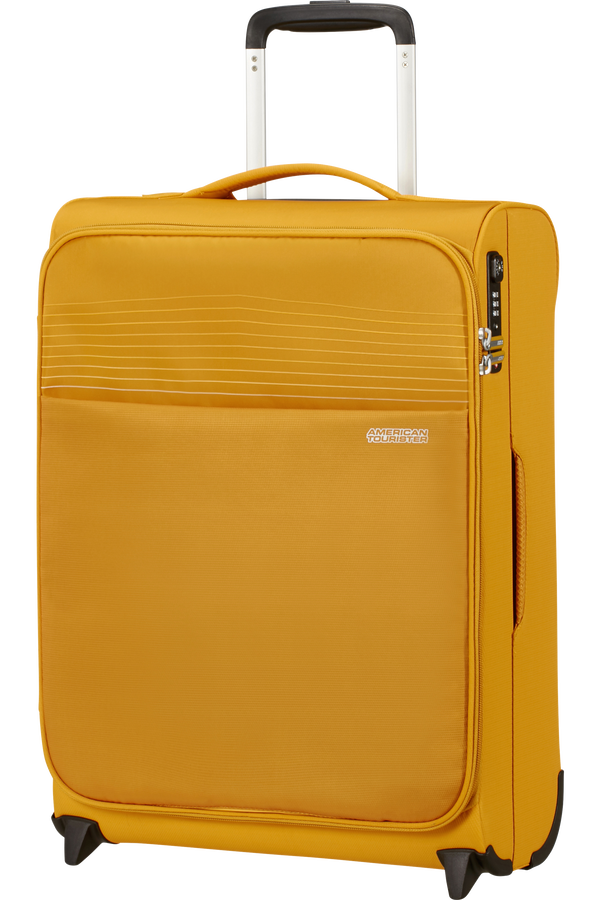 American Tourister Lite Ray Upright TSA 55cm  Golden Yellow