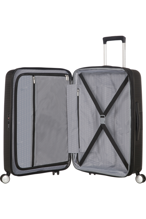American Tourister Soundbox Spinner erweiterbar 67cm Bass Black