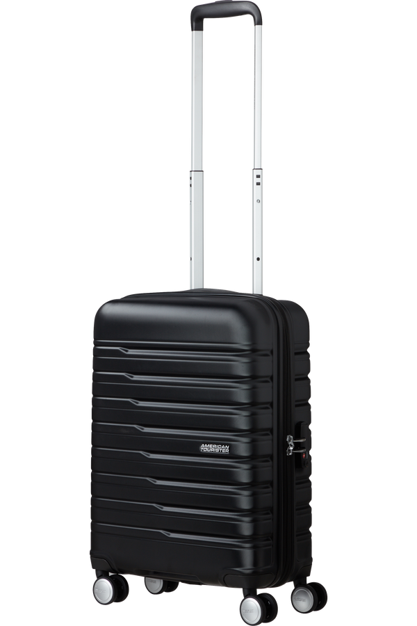 American tourister black trolley bag top