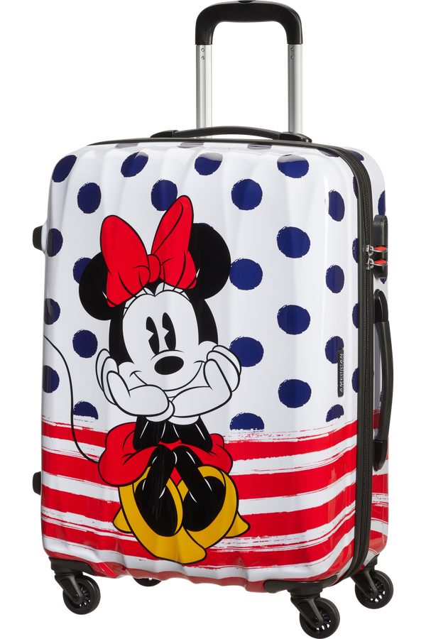 American Tourister Disney Legends Spinner 65cm  Minnie Blue Dots