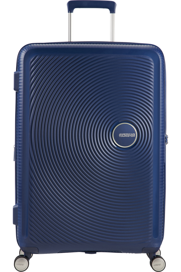 American Tourister Soundbox Spinner erweiterbar 67cm Midnight Navy