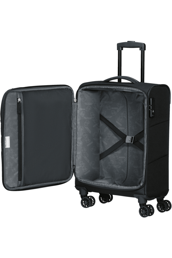 American Tourister Powertrip Spinner 55/20 TSA 55cm  Schwarz