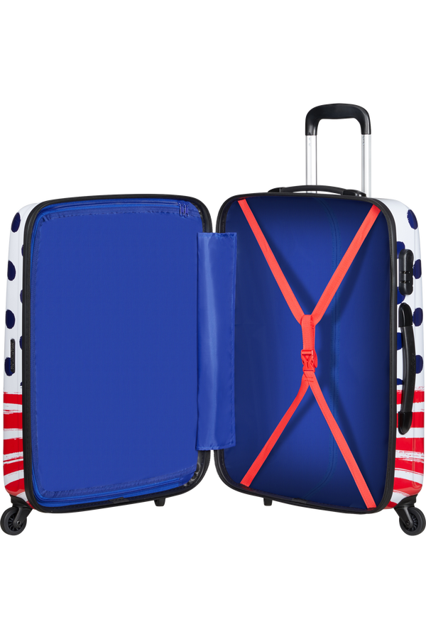 American Tourister Disney Legends Spinner 65cm  Mickey Blue Dots American Tourister Disney Legends Spinner 65cm  Mickey Blue Dots