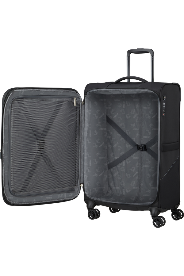 American Tourister SummerRide Spinner M EXP TSA 69cm Schwarz American Tourister SummerRide Spinner M EXP TSA 69cm Schwarz