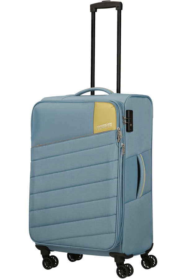 American Tourister Powertrip Spinner M TSA EXP M  Grau